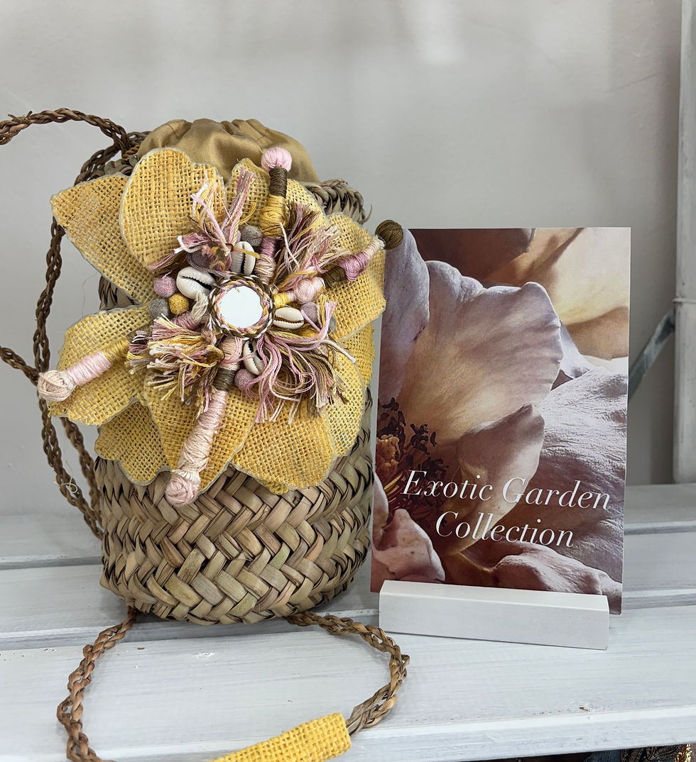 Miniatura: Bolsos Exotic Garden Mantequilla