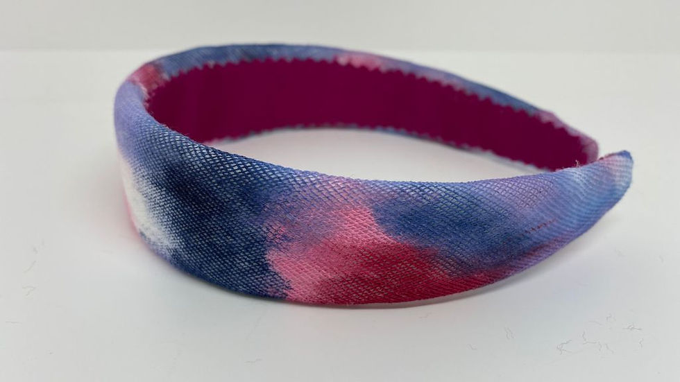 Diadema Rainbow tie-dye