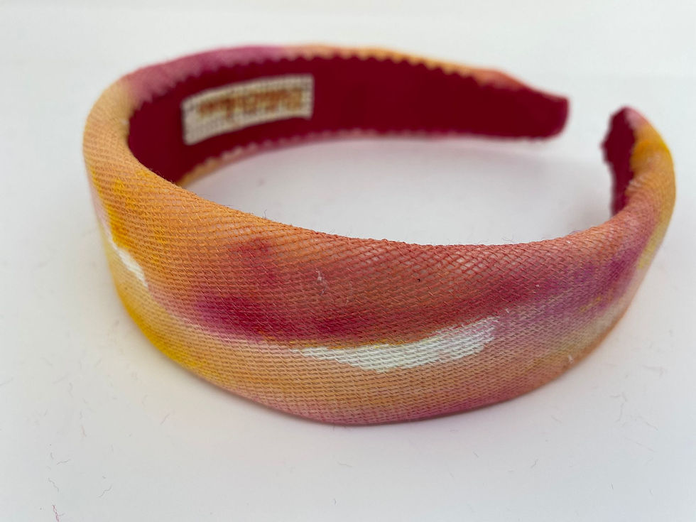 Diadema Rainbow tie-dye