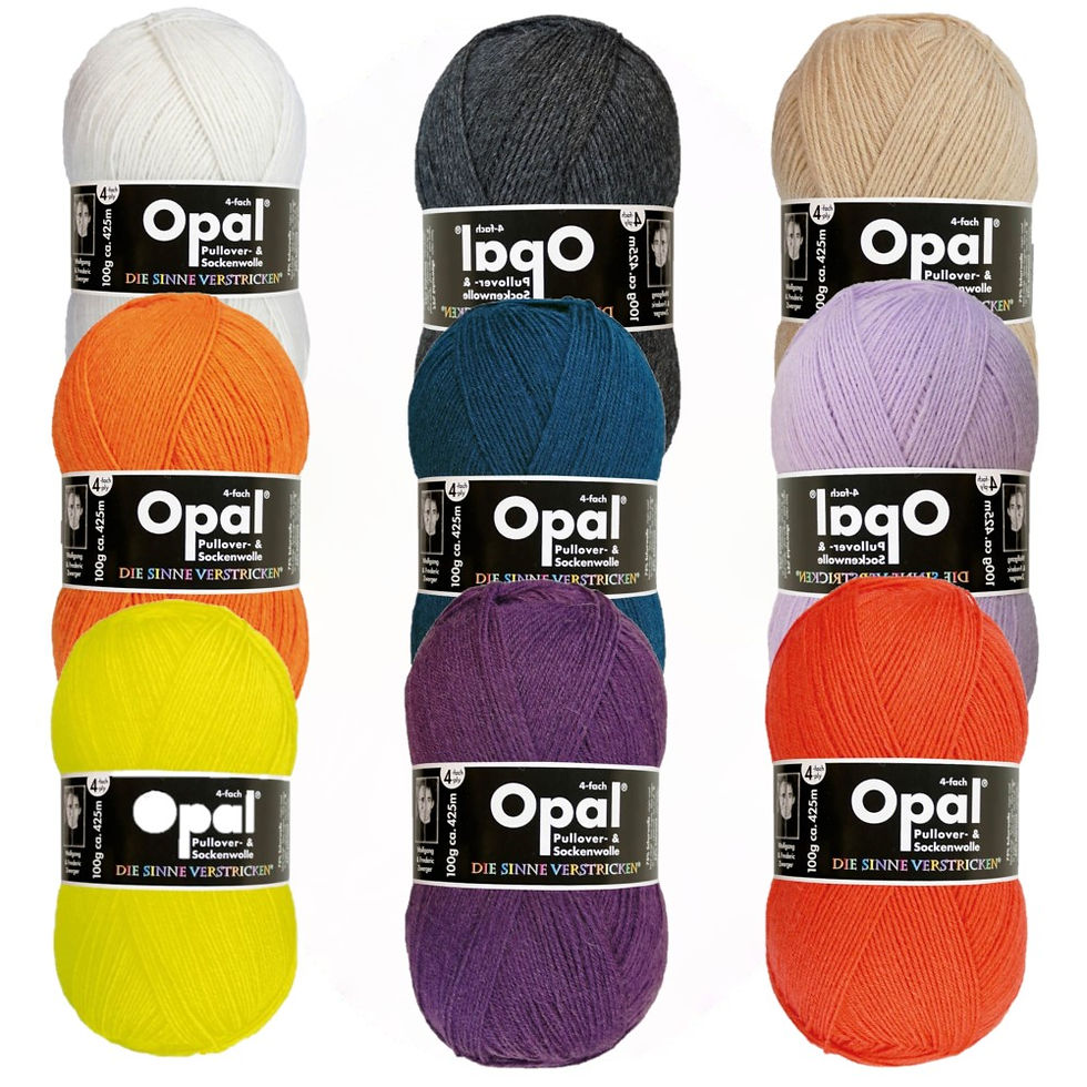 Opal Uni 4-fach Sockenwolle, Pulloverwolle