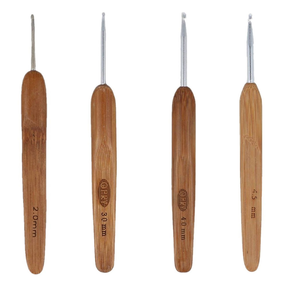 Häkelnadeln mit Holzgriff