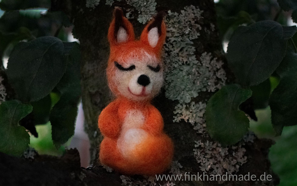 Thumbnail: Set Felt Hat and Toy Fox Animal Photo Props