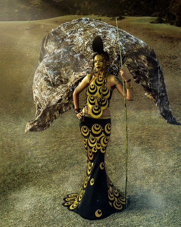 interpretation of an african goddess