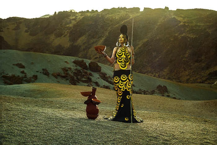 interpretation of an african goddess