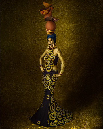 interpretation of an african goddess