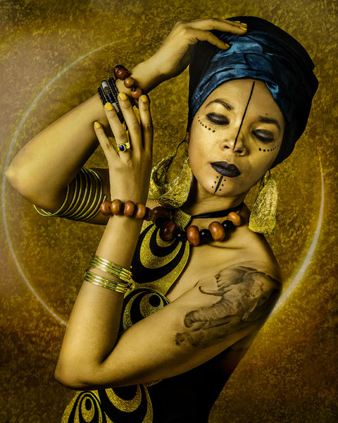 interpretation of an african goddess