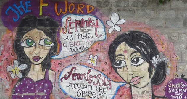 Artist Shilo Shiv Suleman’s illustrations on these Koramangala walls have been stimulating conversations through her gender-related commentary.