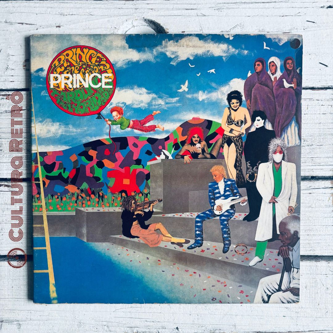 LP AROUND WORLD IN A DAY PRINCE 1985( EXCELENTE/ CAPA DUPLA)