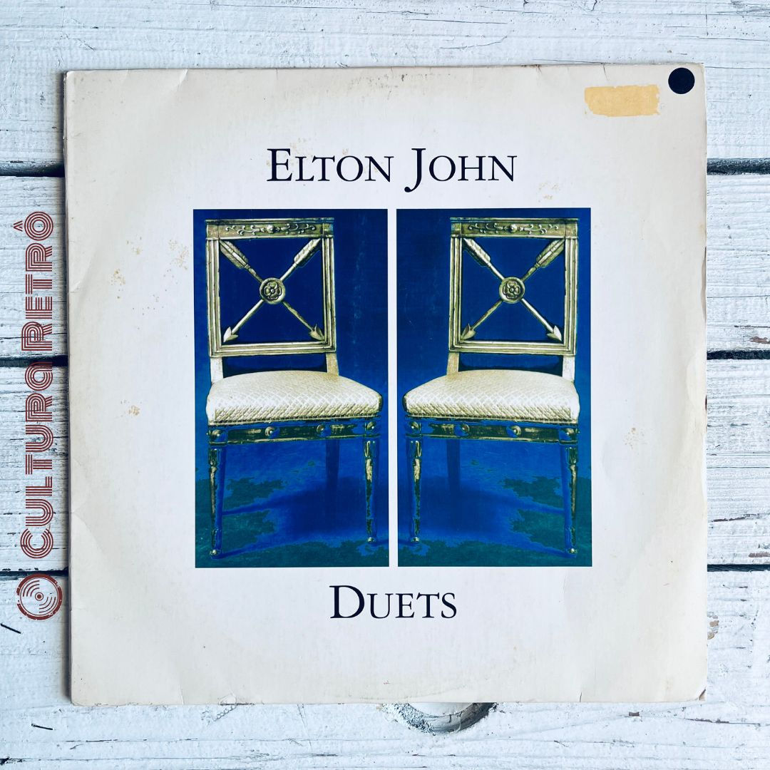 LP DUETS ELTON JOHN 1993 ( ÓTIMO) DONT GO BREAKING MY HEART