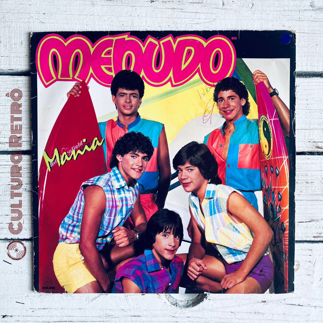 LP VINIL MENUDO MANIA 1984( ÓTIMO) NÃO SE REPRIMA/ QUERO SER