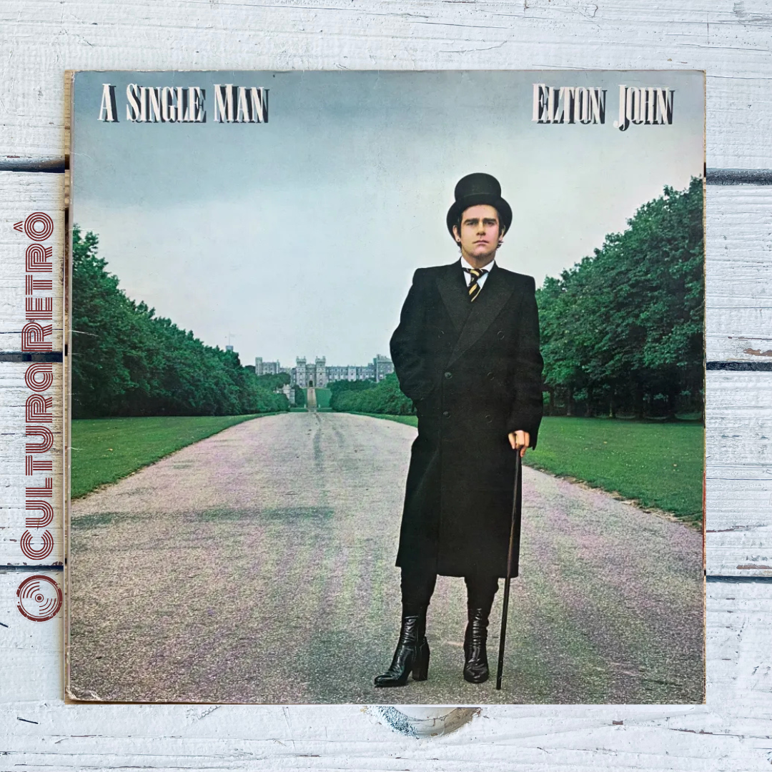 LP A SINGLE MAN ELTON JOHN 1979 ROCKET ( ÓTIMO/ CAPA DUPLA)