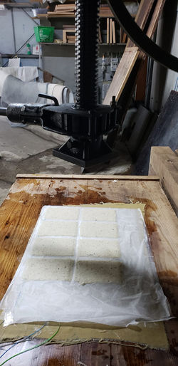 pressing paper