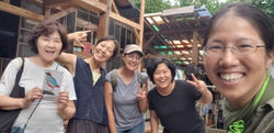 transition town visiting Mana Murai