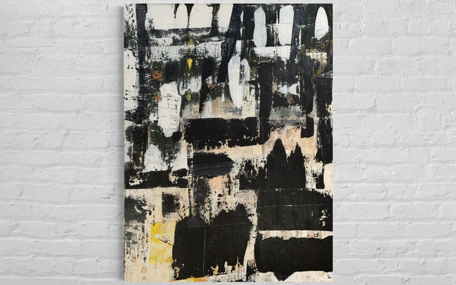 Original abstract acrylic painting on canvas.