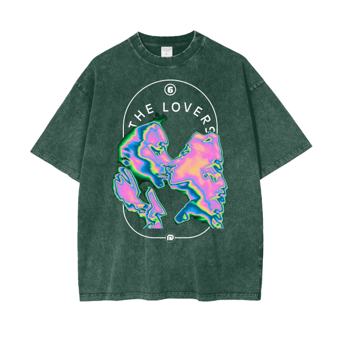 Thumbnail: Acid Wash Oversize T-Shirt - 250 GSM 