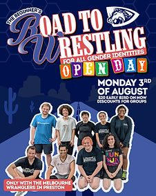 All-gender Open Day poster