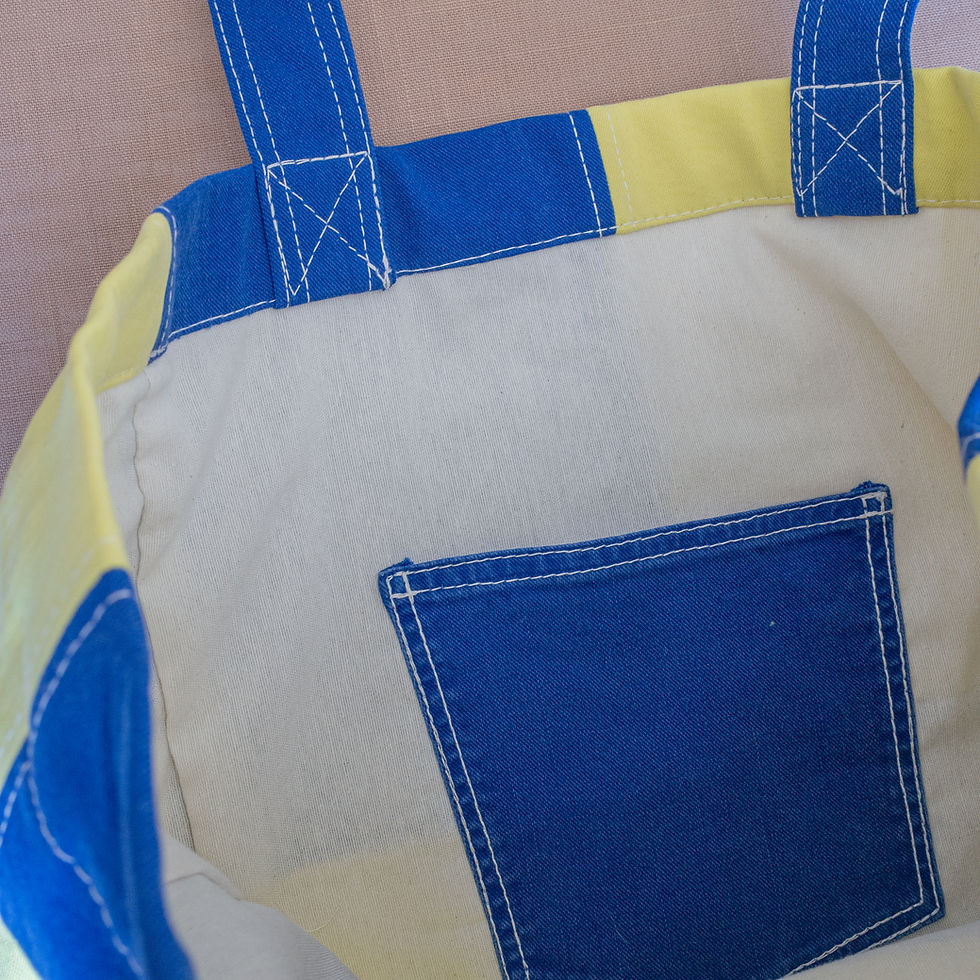 Miniatura: Tote Bag Amarillo Azul