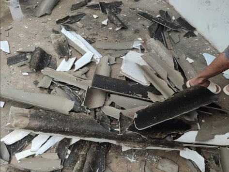 Vendaval destecha varias casas en Galapa 