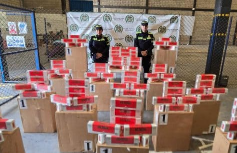 Mas de 18000 cajetillas de cigarrillo de contrabando fueron incautados en el Atlántico