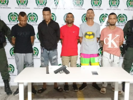 Capturan a cinco personas dedicadas a la extorsión en el Atlántico