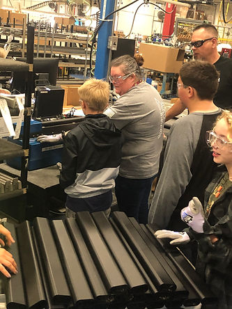 MCC 8th Graders Visit Haworth