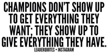 Champions in the GYM or on the RUGBY ground?