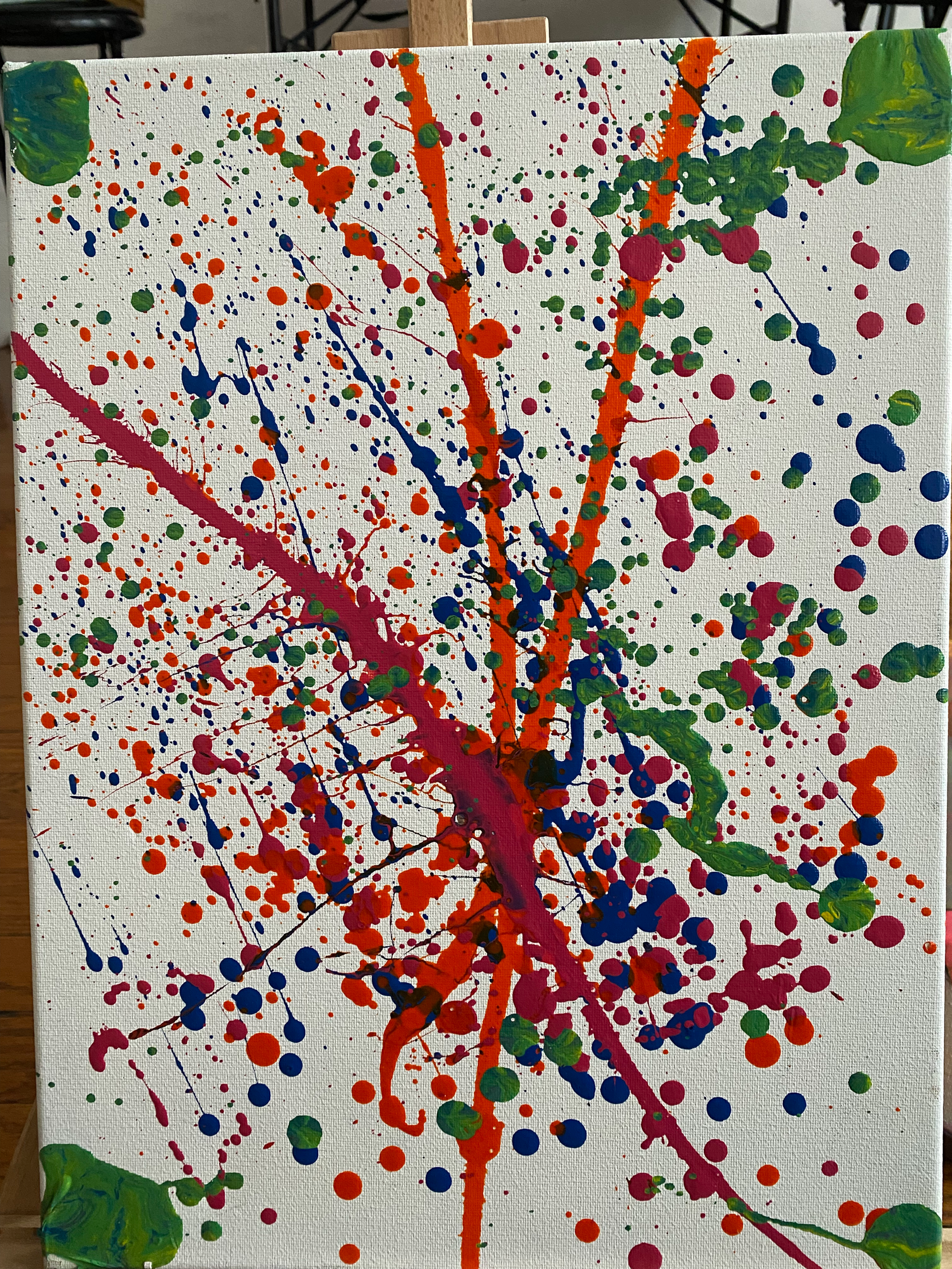 Abstract Splatter