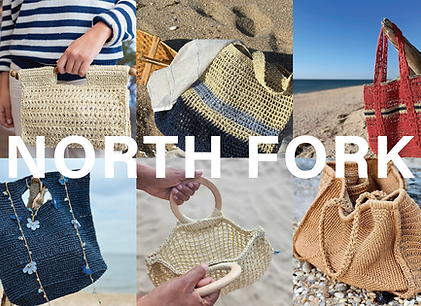raffia and straw handbags Long Island
