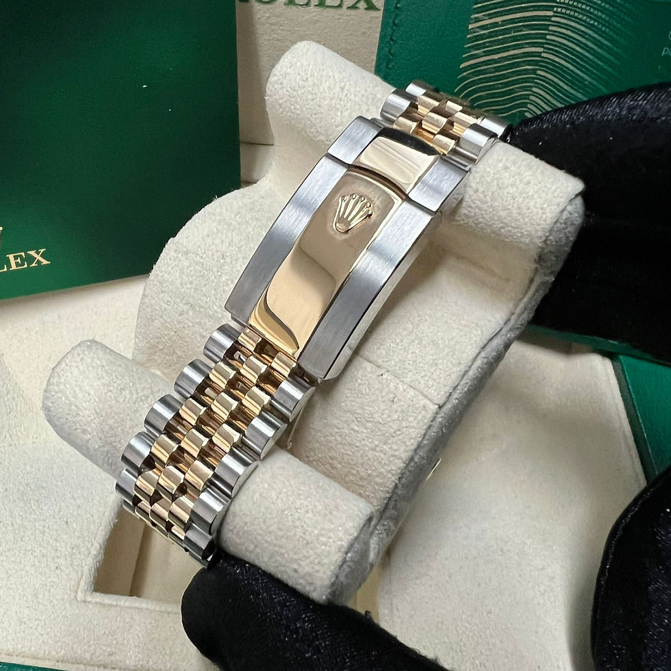 Thumbnail: 2021 Rolex Black Diamond Dial Two Tone Datejust - 41 MM