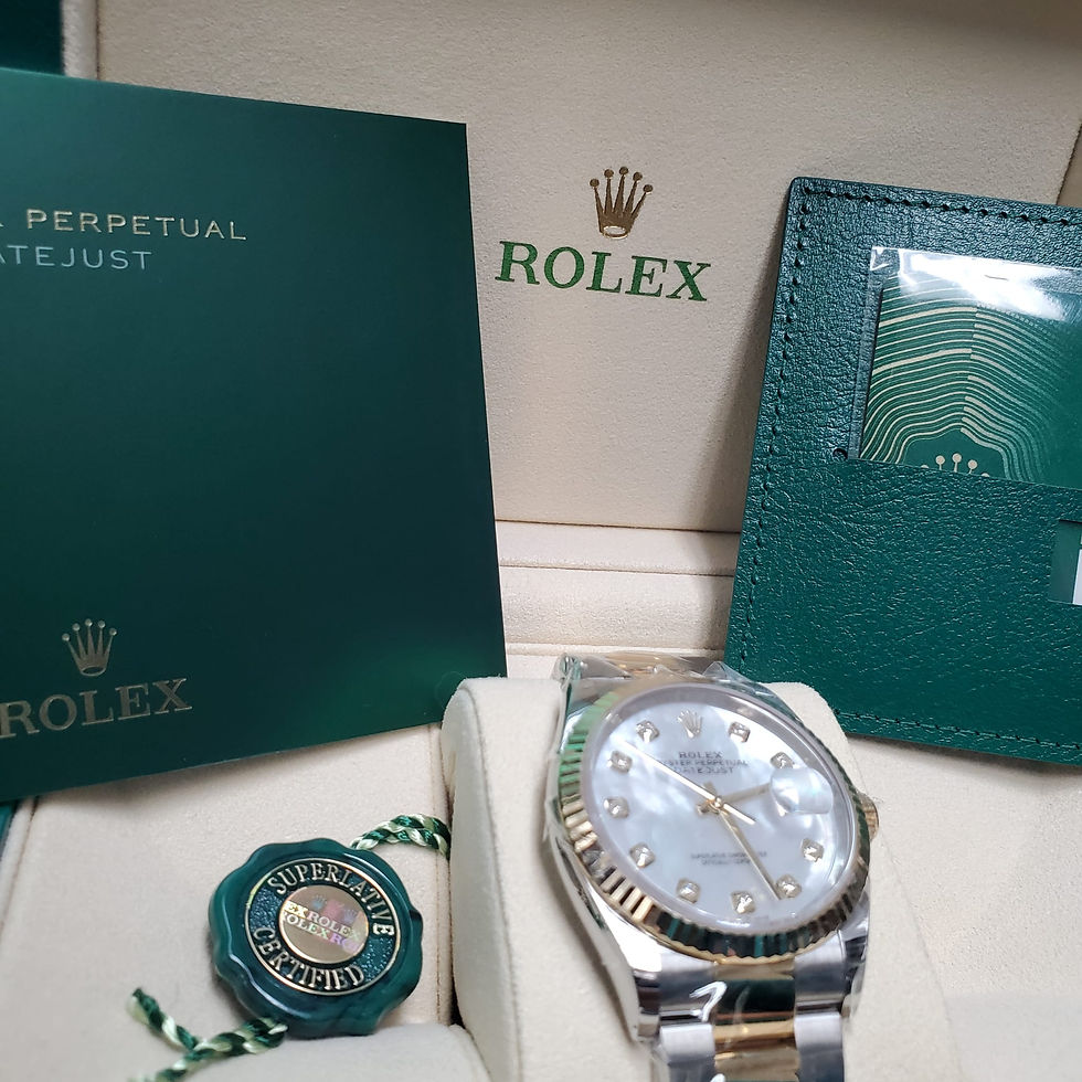 Thumbnail: 2021 Rolex DateJust Mother of Pearl Dial Diamond - 36 MM