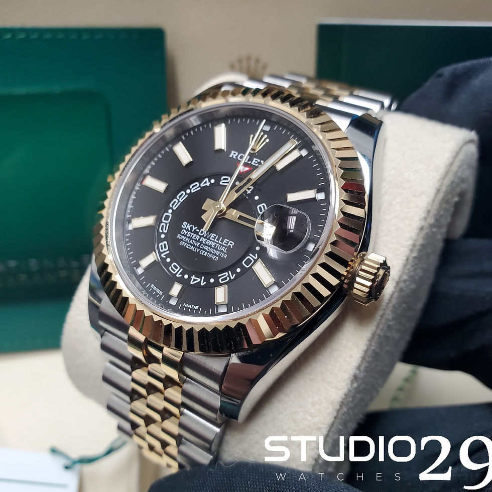 2021 Rolex SkyDweller Black Dial Two Tone - 42 MM