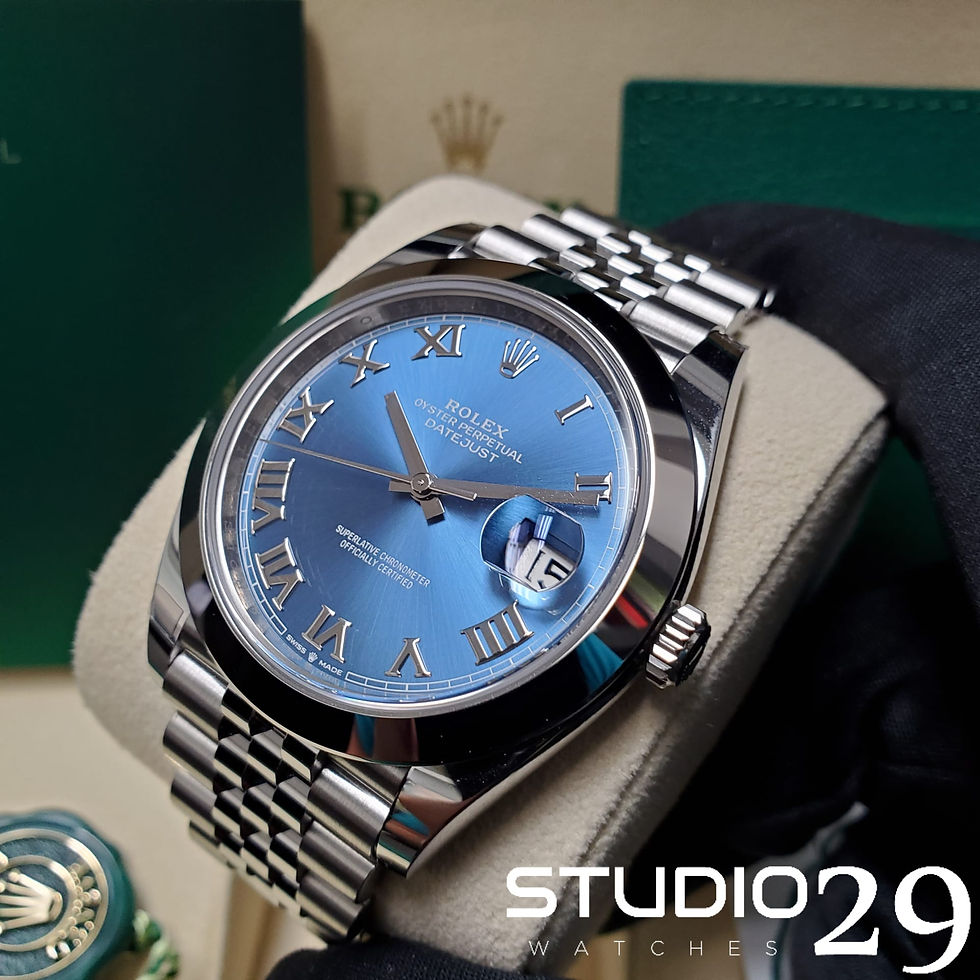 Thumbnail: 2021 Rolex DateJust Azure Dial Roman Numerials -  41 MM