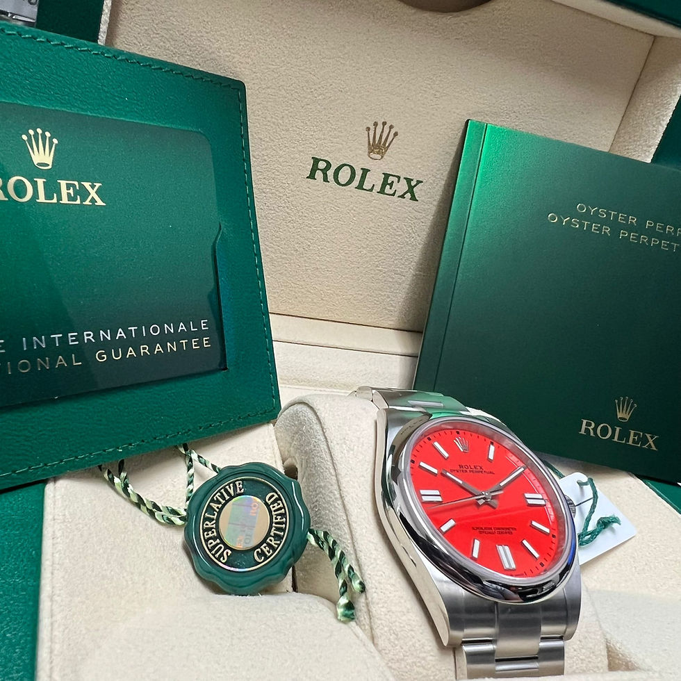 Thumbnail: 2021 Rolex Oyster Perpetual Coral Red Dial - 41 MM