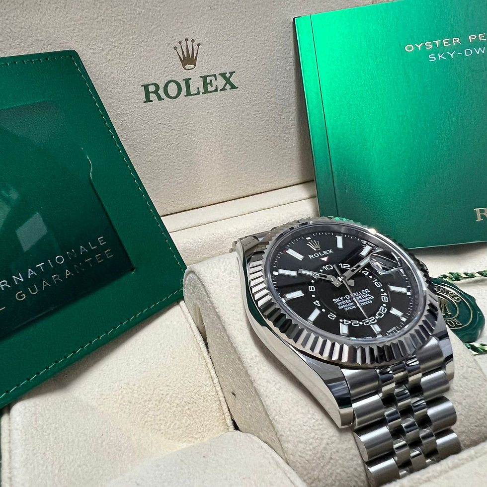 Thumbnail: 2022 Rolex Black Dial Skydweller Jubilee Bracelet - 42 MM