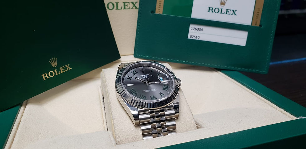Thumbnail: 2019 Rolex DateJust "Wimbledon" Dial - 41 MM