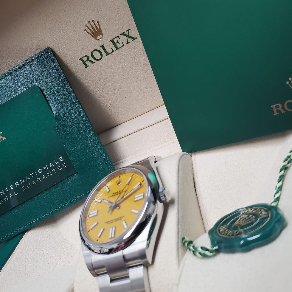 Thumbnail: 2021 Rolex Yellow Dial Oyster Perpetual - 41 MM