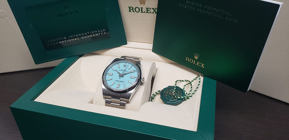 Thumbnail: 2021 Rolex Teal Dial Oyster Perpetual - 41 MM