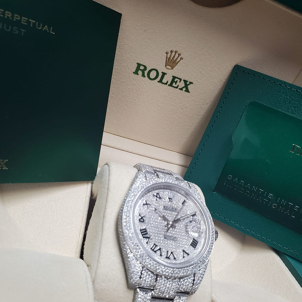 Thumbnail: 2021 Rolex DateJust Roman Numeral Dial Diamond - 41 MM