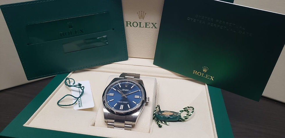 Thumbnail: 2020 Rolex Blue Dial Oyster Perpetual - 41 MM