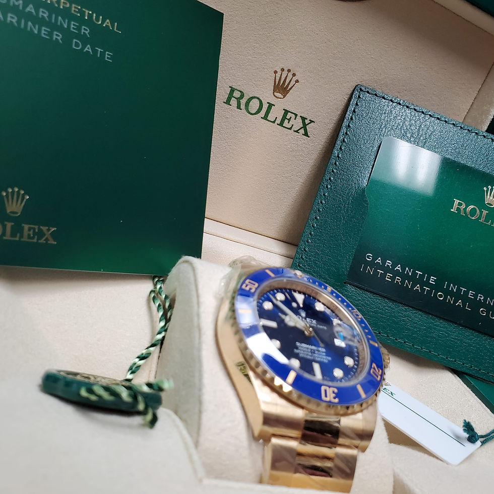 Thumbnail: 2021 Rolex Gold Blue Submariner Date - 41 MM