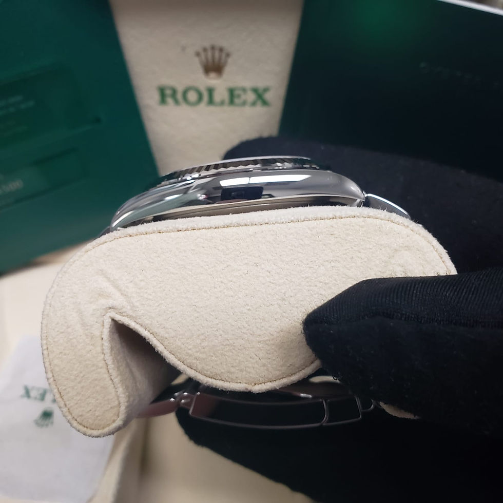 Thumbnail: 2021 Rolex DateJust Azure Dial Fluted Bezel - 41 MM