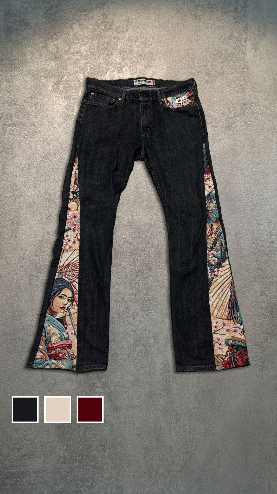 Jean flare Asie