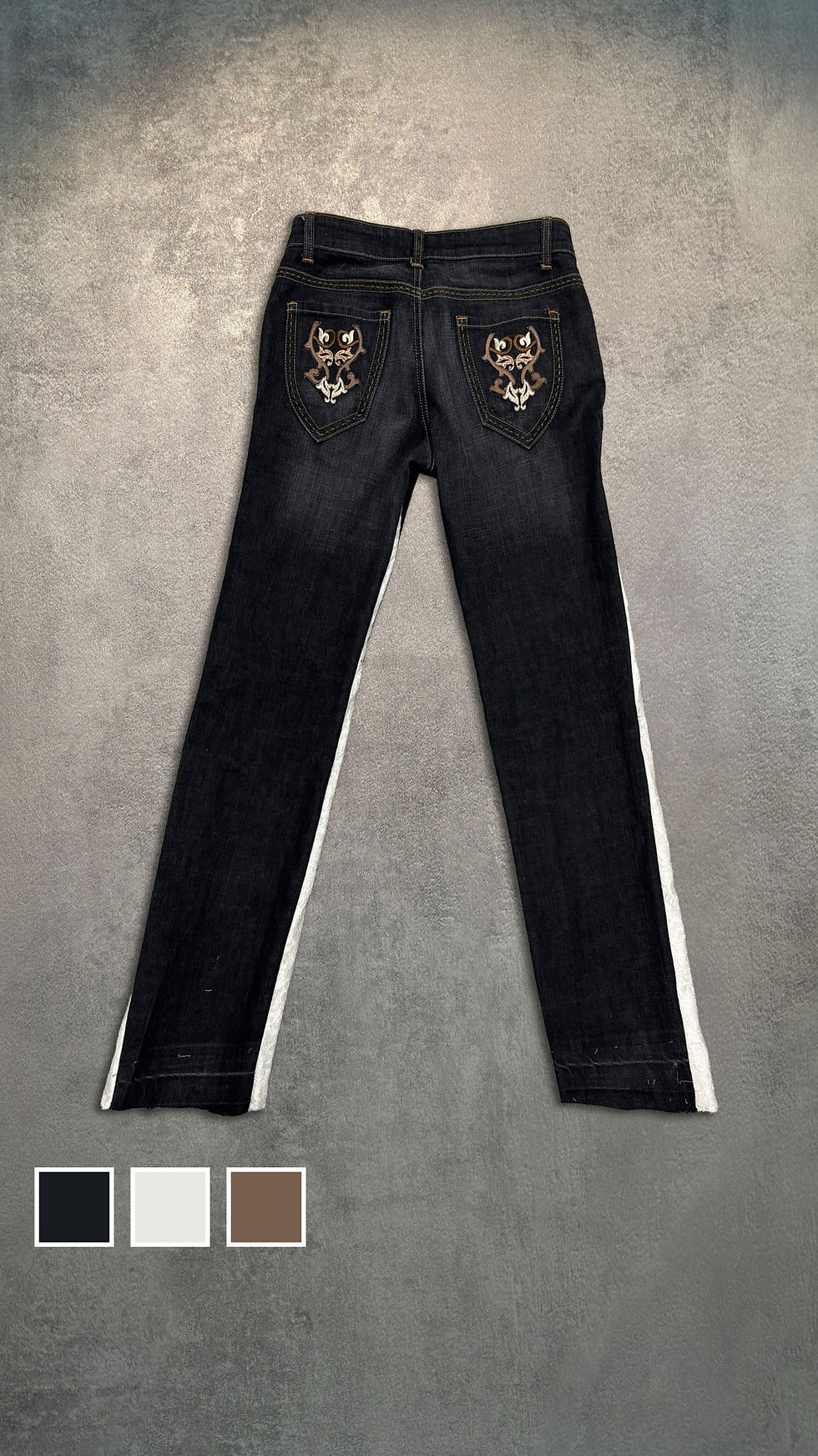 Miniature : Jeans flare dentelle