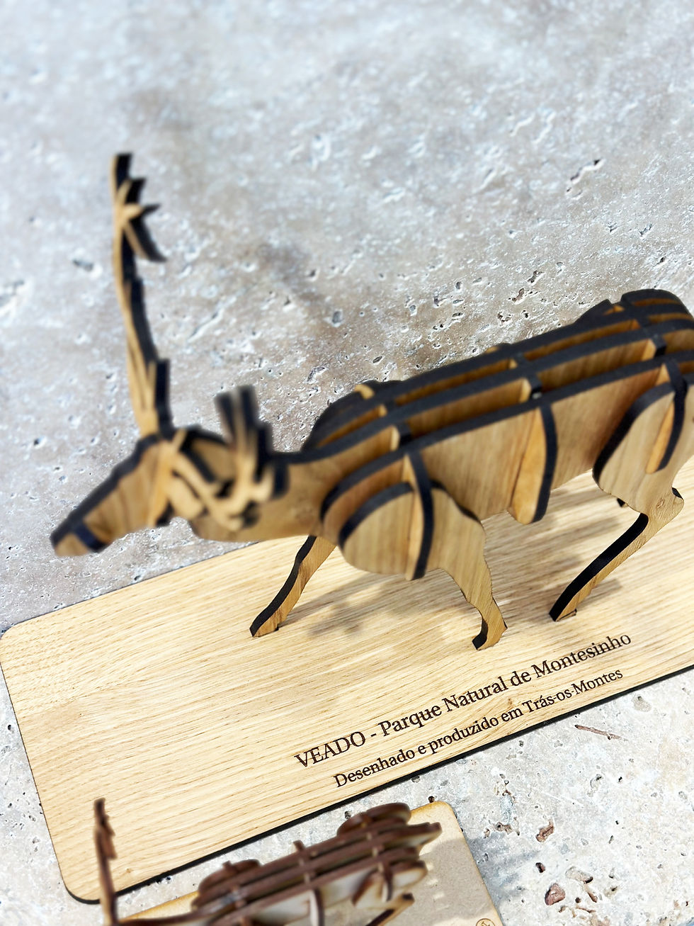 Miniatura: Veado de Montesinho 3D