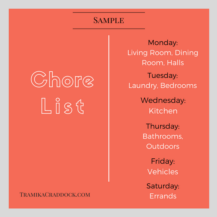Chore List Sample