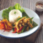 R04-1 Spicy Stir-Fried Bamboo Shoot in Curry Spices with Pork Slices