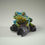 EDGE SCULPTURE - AFRICAN TREE FROG BLUE & YELLOW