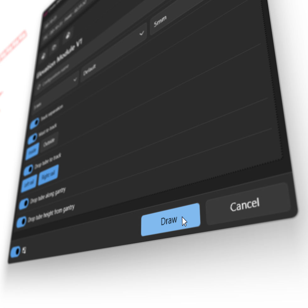 A preview of the Elevation Module alpha version user interface.