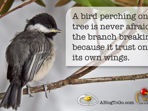 Trust, be not afraid . . .