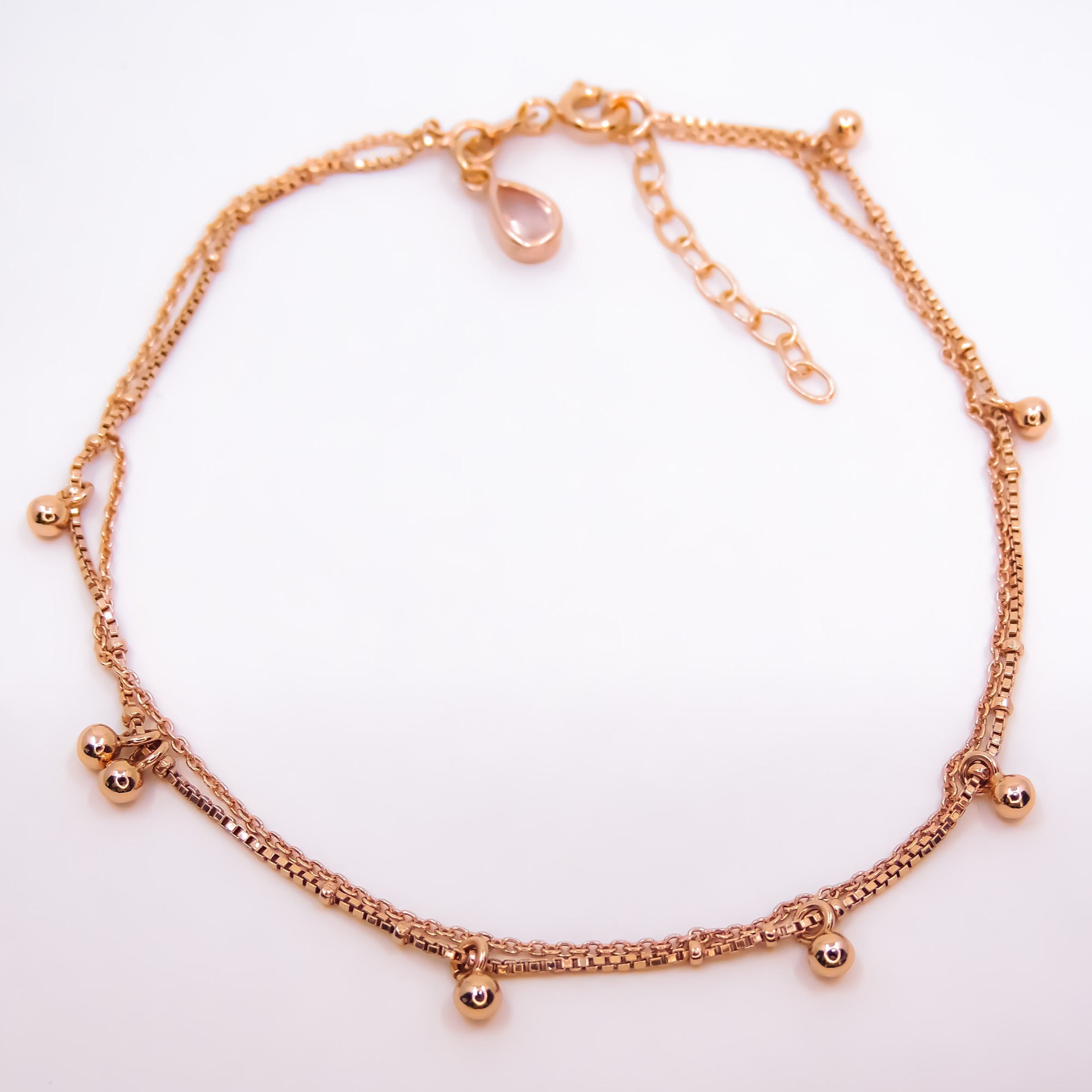 Fusskette Clara Roségold